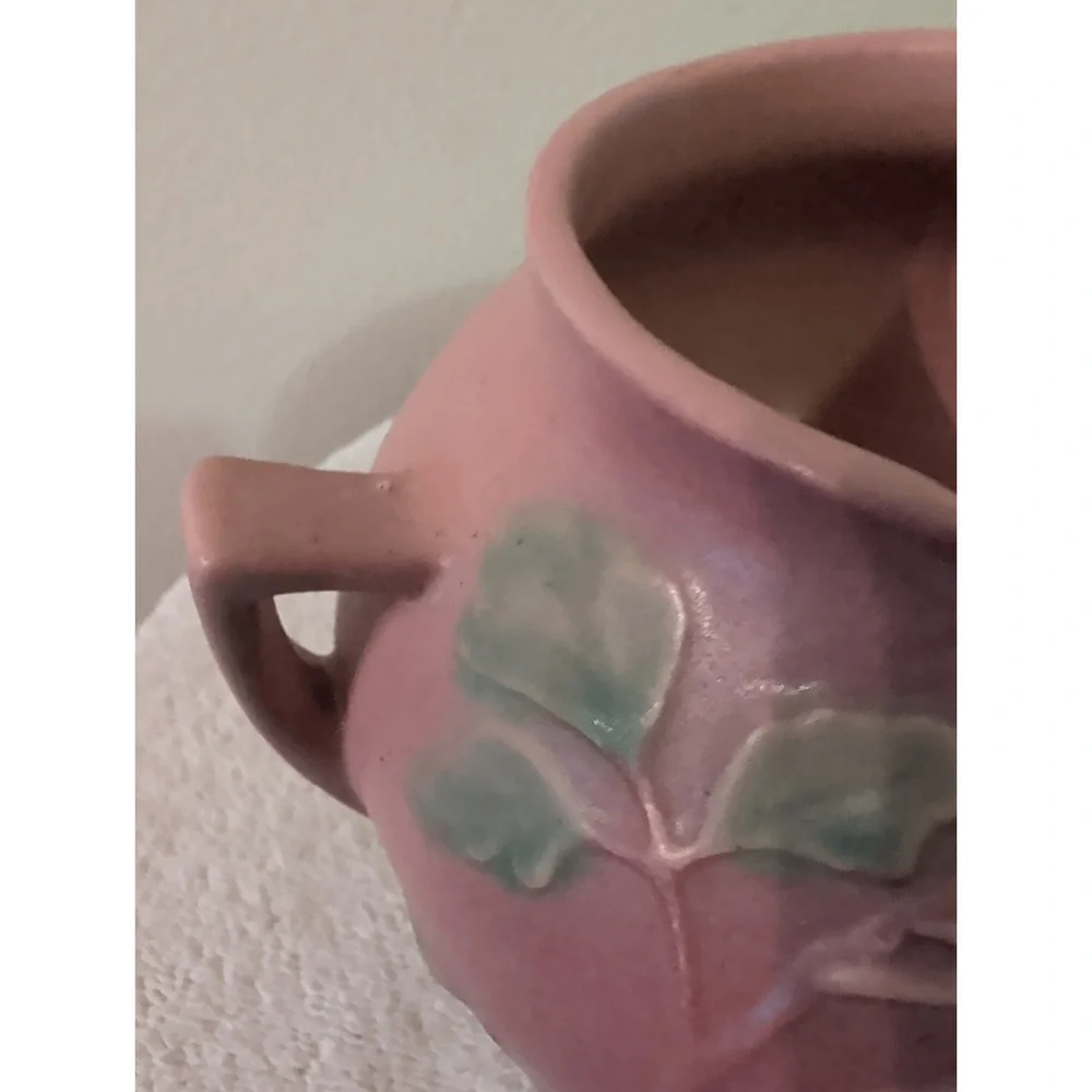 Vintage 1941 Roseville Pottery Tan/Orange Planter Vase Pot #399-4